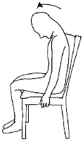 Seated Cervical Thoracic Flexion Stretch