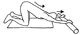 Foam Roller Extension Stretch