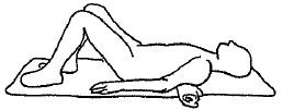 Rolled Up Towel Upper Back